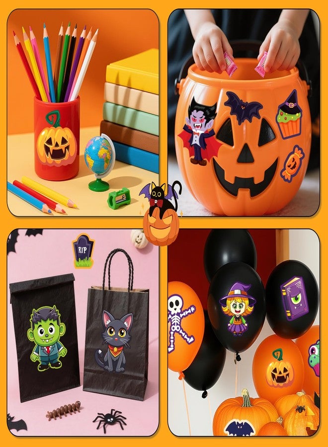 Thuodo Halloween Stickers for Kids 36 Sheets Halloween Characters Stickers Mix and Match Crafts Party Favors Trick or Treat Goodie Bag Fillers Classroom Prizes Party Game Activities Supplies - Image 5